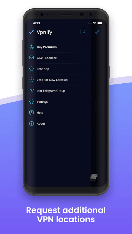vpnify screenshot