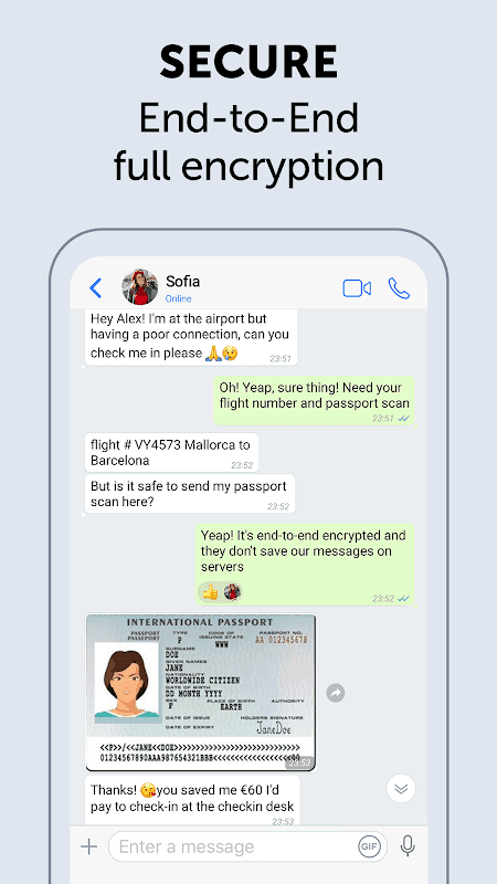 Zangi Private Messenger screenshot