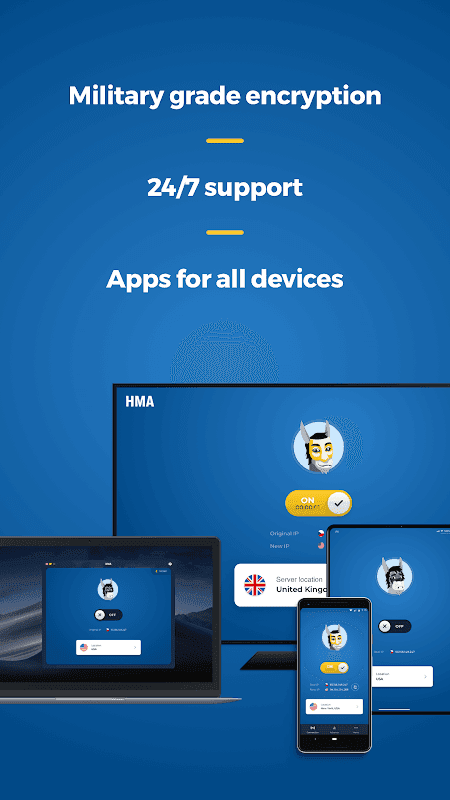 HMA VPN Proxy & WiFi Security screenshot