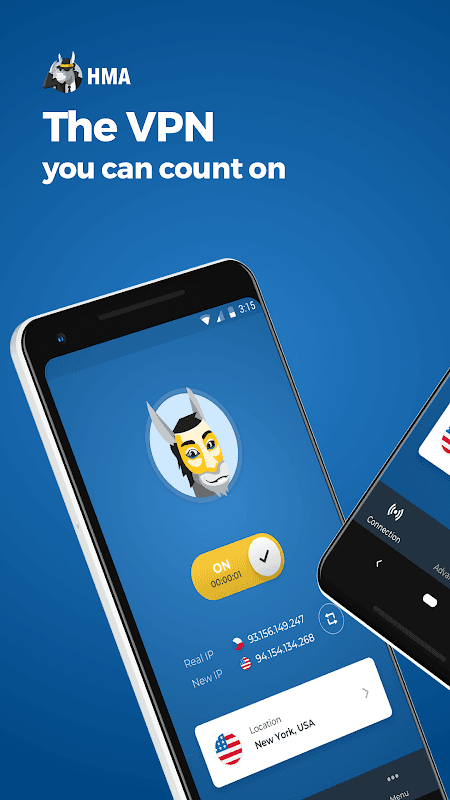 HMA VPN Proxy & WiFi Security screenshot