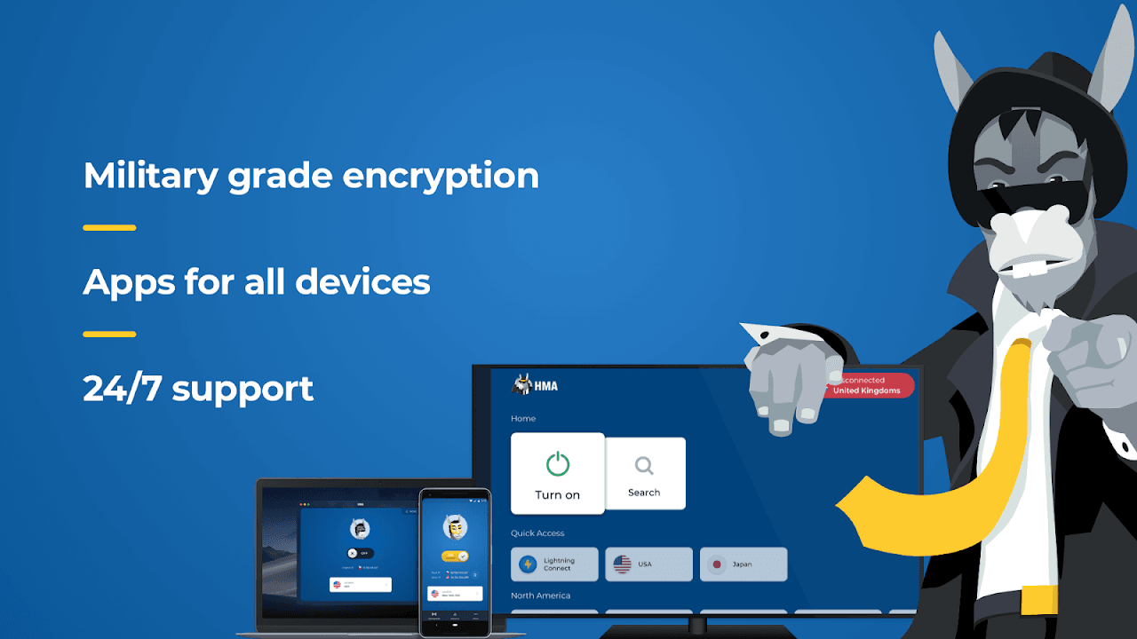 HMA VPN Proxy & WiFi Security screenshot