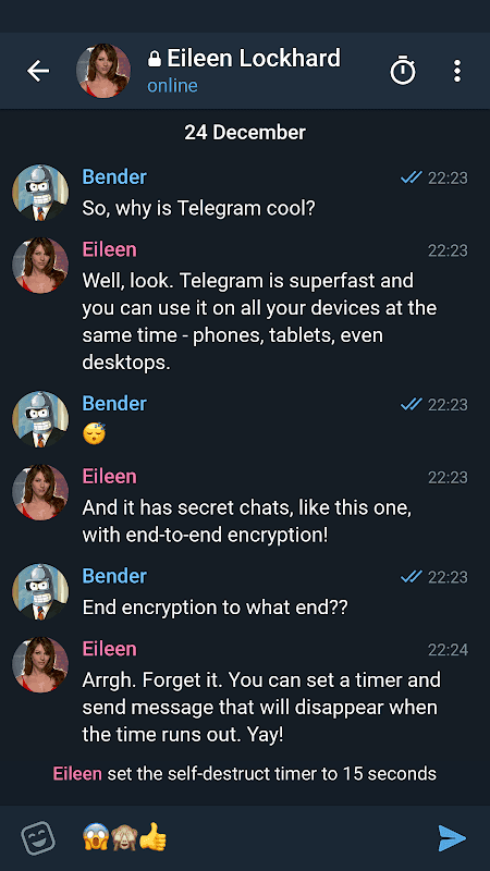 Telegram X screenshot