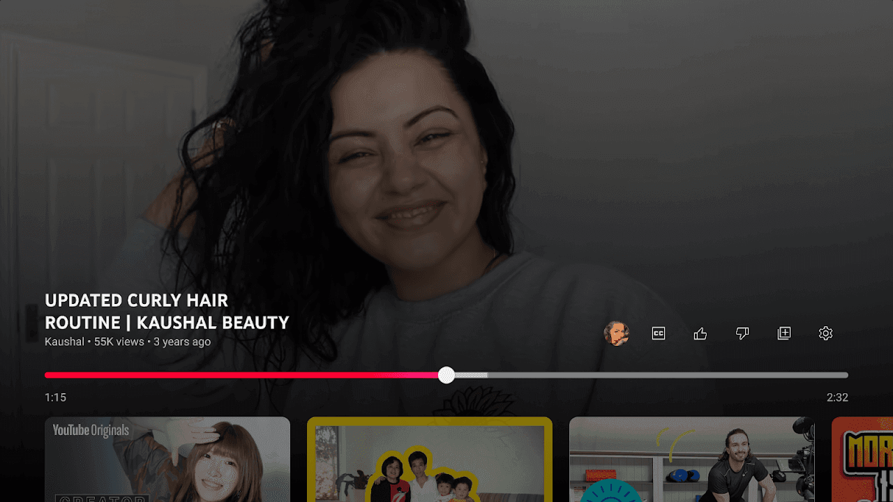 YouTube for Android TV screenshot