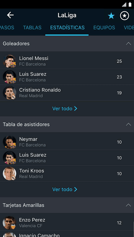365Scores screenshot