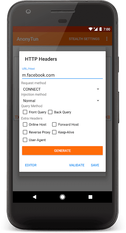 AnonyTun screenshot