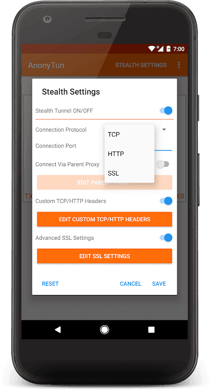 AnonyTun screenshot