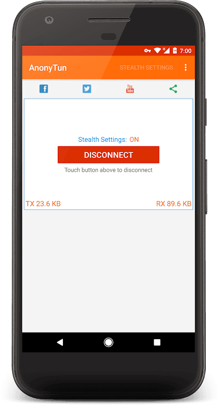 AnonyTun screenshot