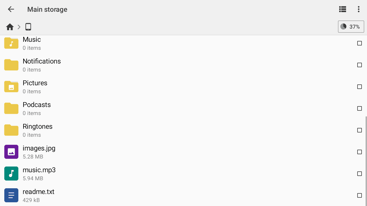 Cx File Explorer screenshot