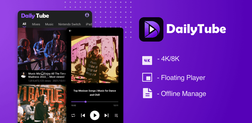 DailyTube screenshot