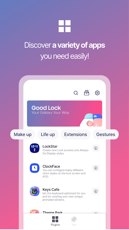 Samsung Good Lock screenshot