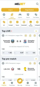 MelBet screenshot 4