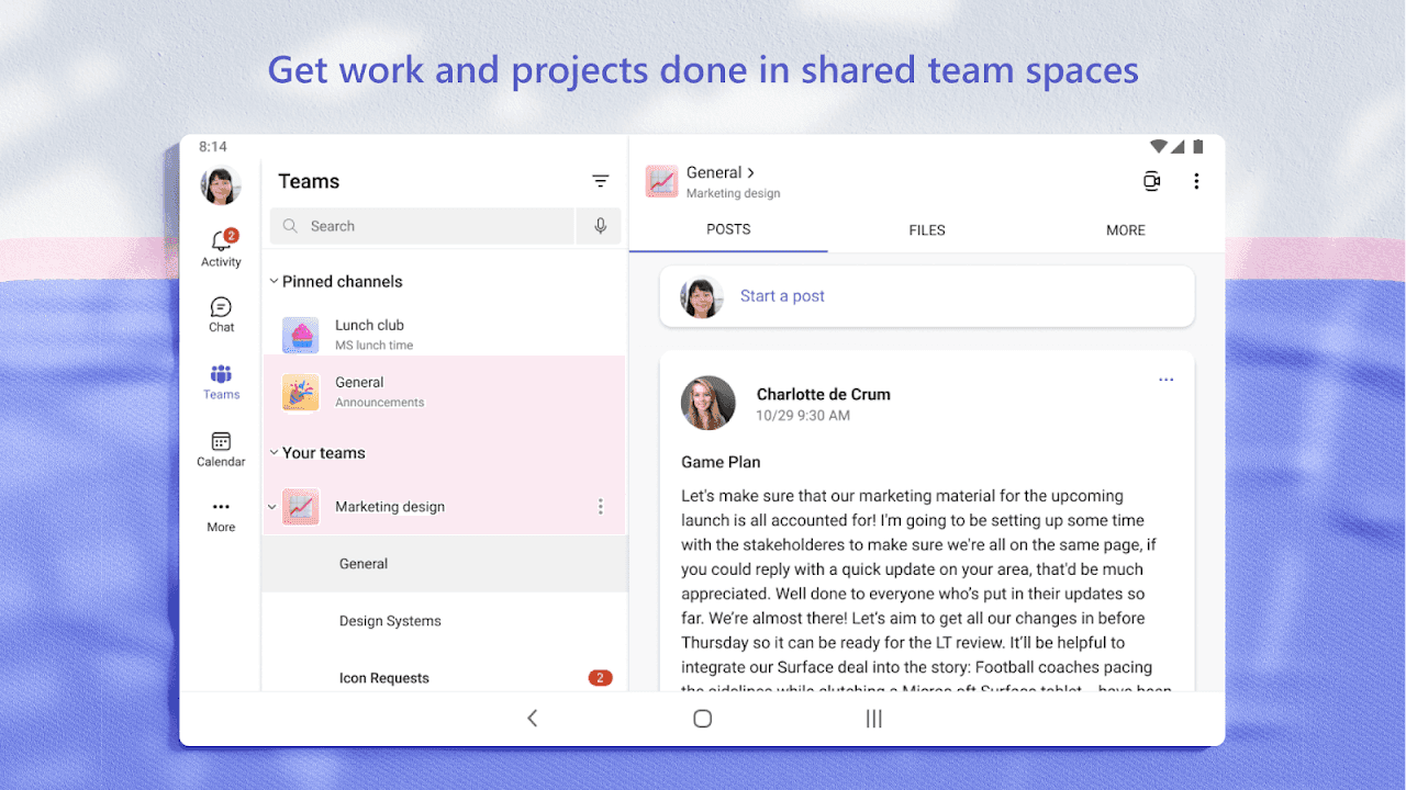 Microsoft Teams screenshot