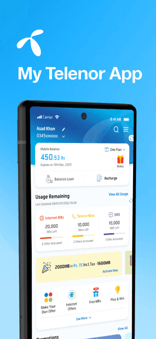 My Telenor screenshot