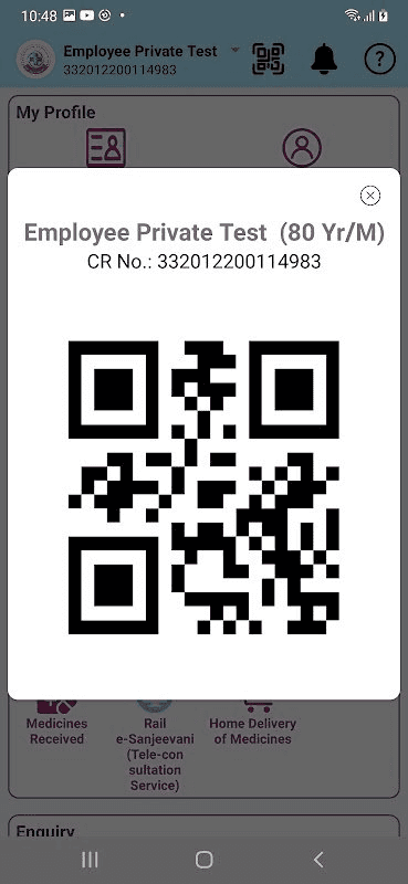 Railway-HMIS screenshot