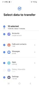 Samsung Smart Switch Mobile screenshot 11