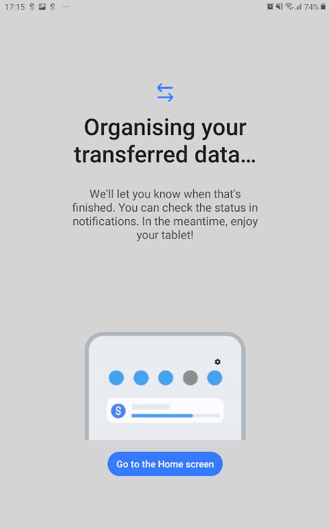 Samsung Smart Switch Mobile screenshot