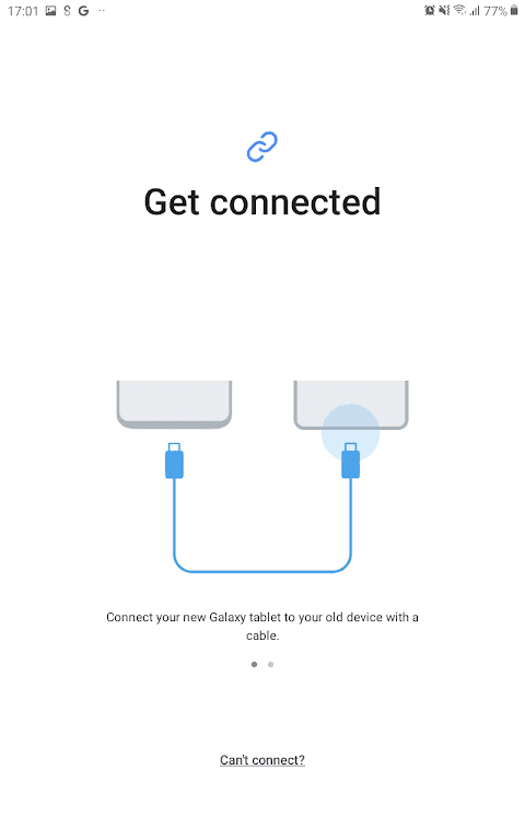 Samsung Smart Switch Mobile screenshot