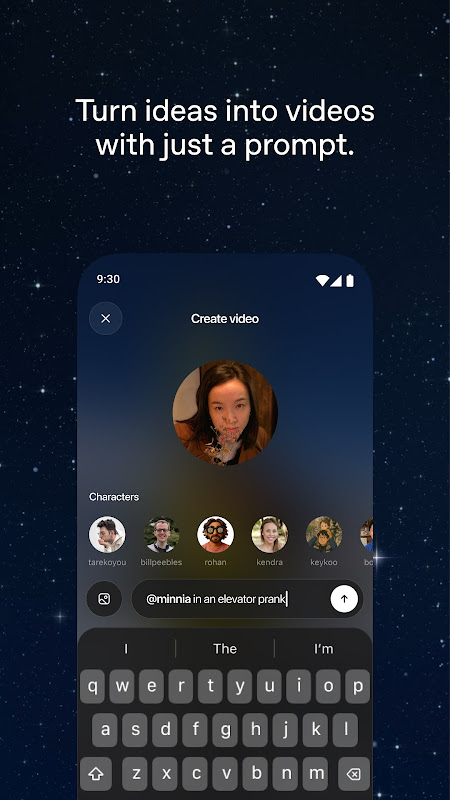 Sora by OpenAI screenshot
