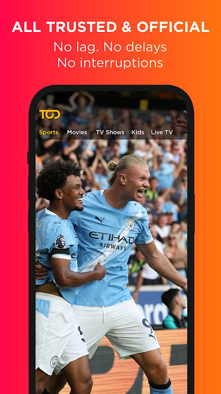 TOD – Sports & Entertainment screenshot
