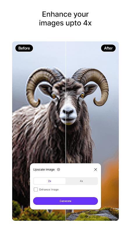 UpscaleMedia AI Photo screenshot