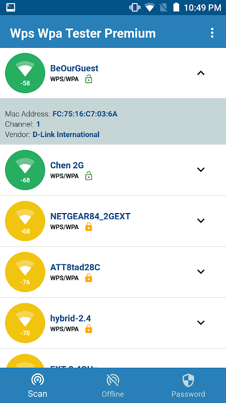 Wps Wpa Tester Premium screenshot