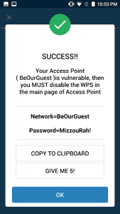 Wps Wpa Tester Premium screenshot 5