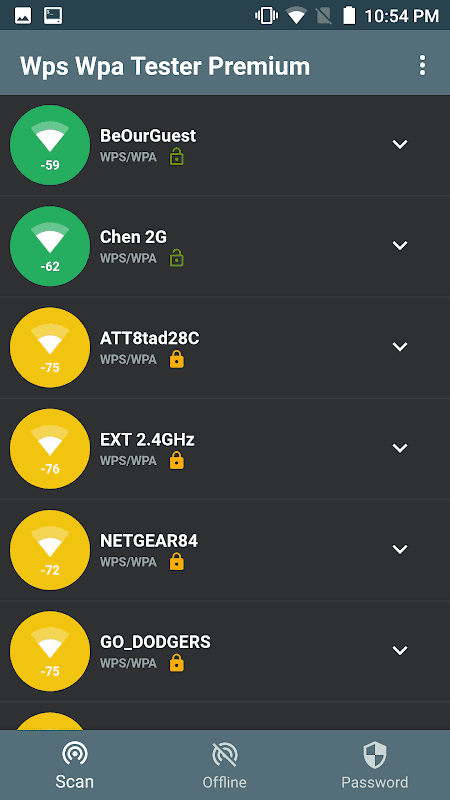 Wps Wpa Tester Premium screenshot