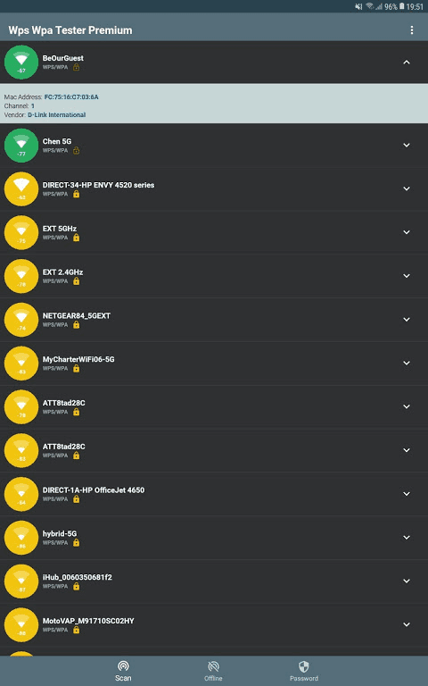 Wps Wpa Tester Premium screenshot
