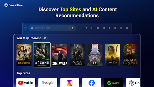 Browser TV Web - BrowseHere screenshot 8