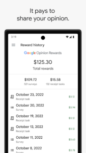 Google Opinion Rewards screenshot 1