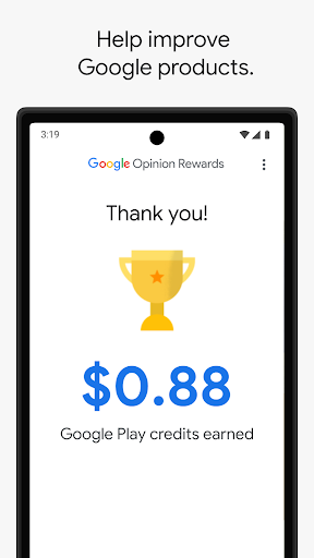 Google Opinion Rewards screenshot