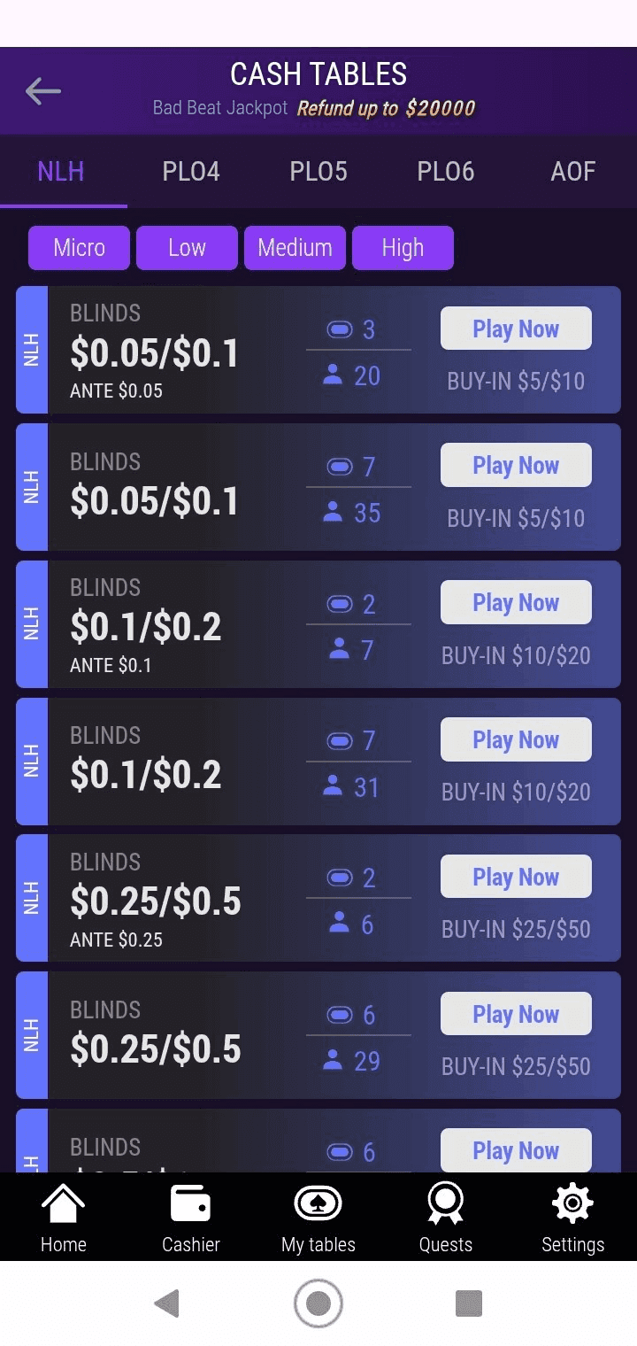 JackPoker screenshot