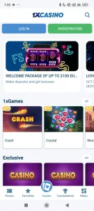 1xcasino screenshot 2