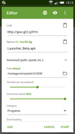 Advanced Download Manager screenshot