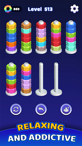 Nut Sort Color - Sorting Games screenshot