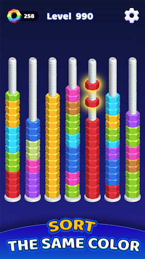 Nut Sort Color - Sorting Games screenshot