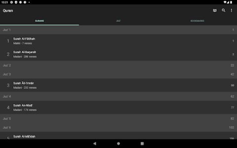 Quran for Android screenshot 9