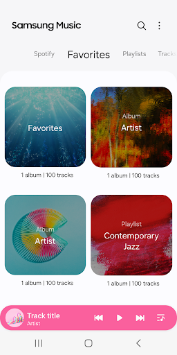 Samsung Music screenshot