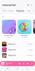 Samsung Music screenshot 4