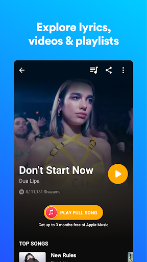 Shazam screenshot