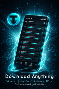 TDM: Files Download Manager screenshot 1