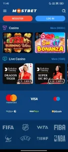 Mostbet screenshot 4