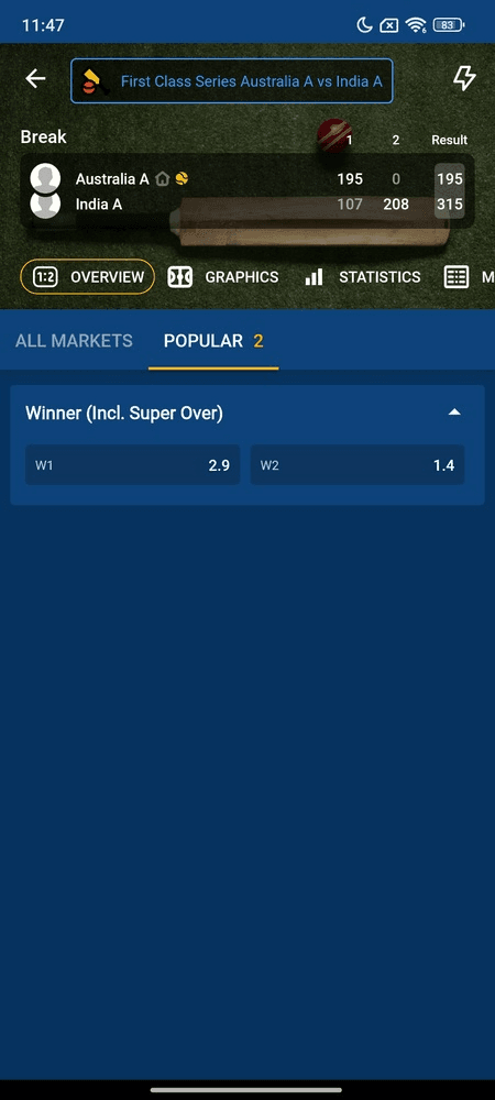 Mostbet screenshot