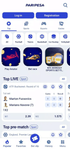 Paripesa screenshot 1