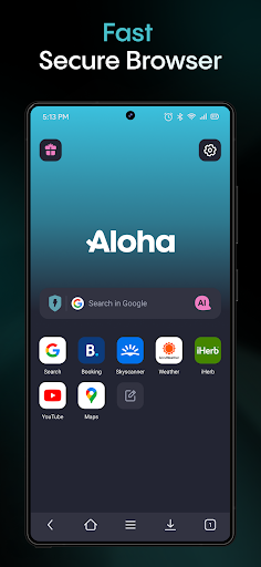 Aloha Browser screenshot