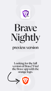 Brave Nightly screenshot 3
