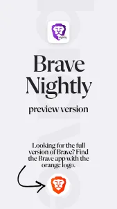 Brave Nightly screenshot 3