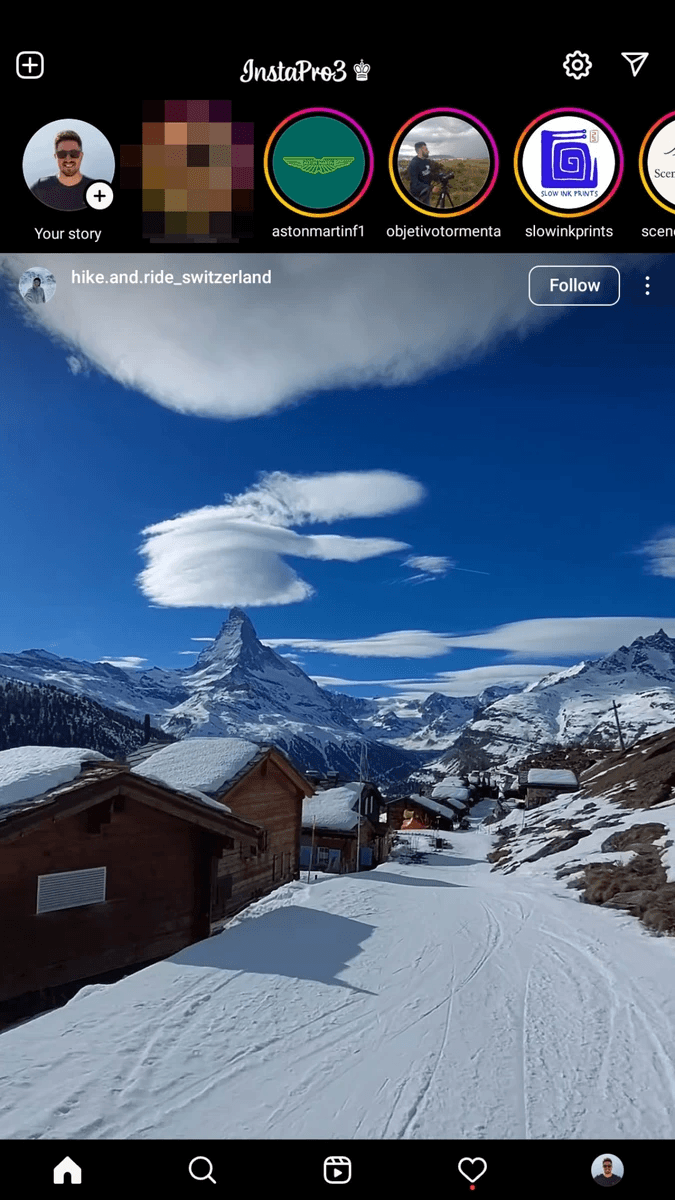 InstaPro3 screenshot
