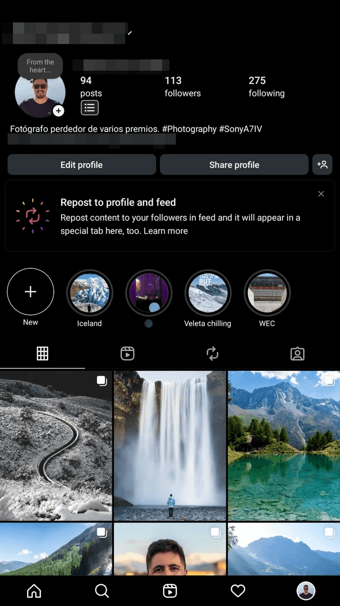 InstaPro3 screenshot