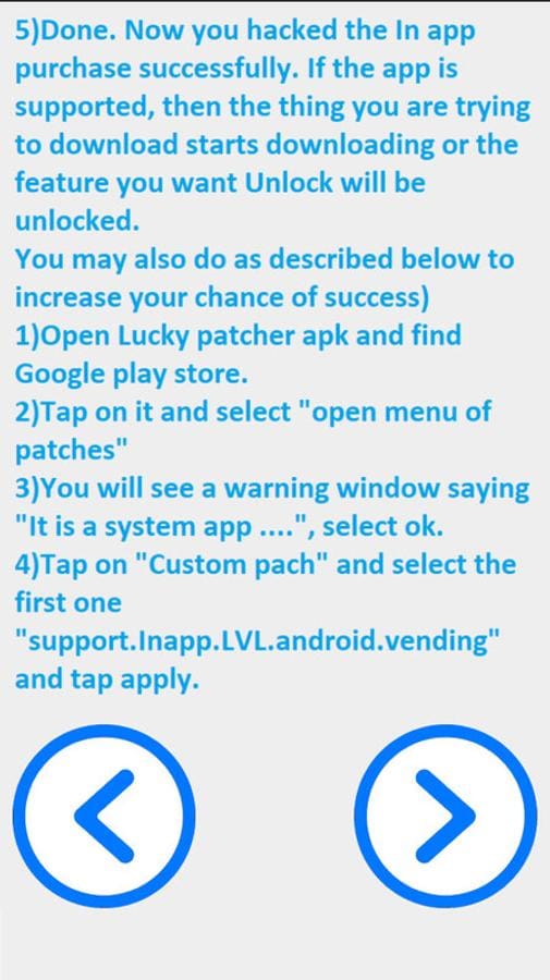 Lucky Patcher Tips screenshot